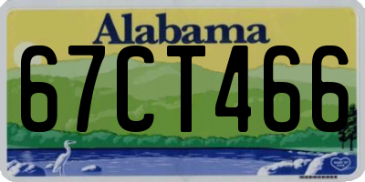 AL license plate 67CT466