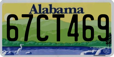 AL license plate 67CT469