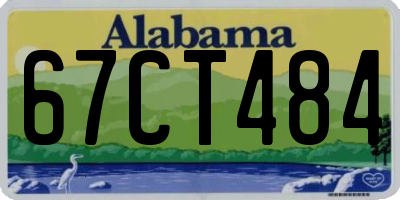 AL license plate 67CT484
