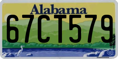 AL license plate 67CT579