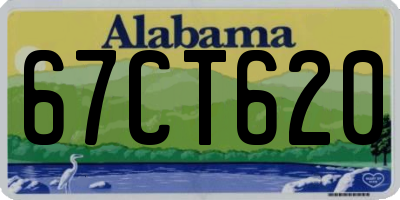 AL license plate 67CT620