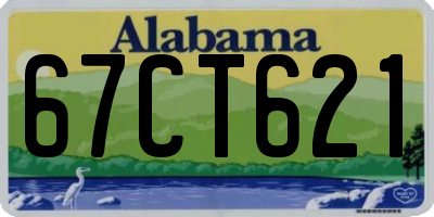 AL license plate 67CT621