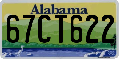 AL license plate 67CT622