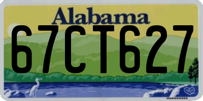 AL license plate 67CT627