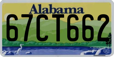 AL license plate 67CT662