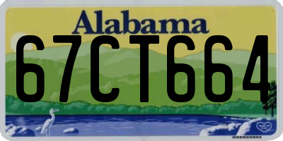 AL license plate 67CT664