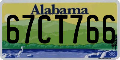 AL license plate 67CT766