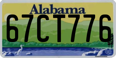 AL license plate 67CT776