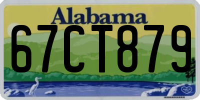 AL license plate 67CT879