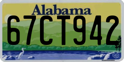 AL license plate 67CT942