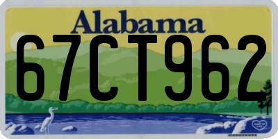 AL license plate 67CT962