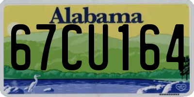 AL license plate 67CU164