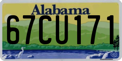 AL license plate 67CU171