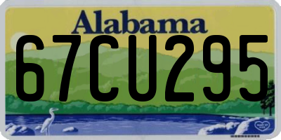 AL license plate 67CU295