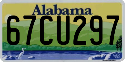 AL license plate 67CU297
