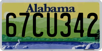 AL license plate 67CU342