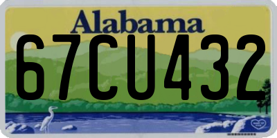 AL license plate 67CU432