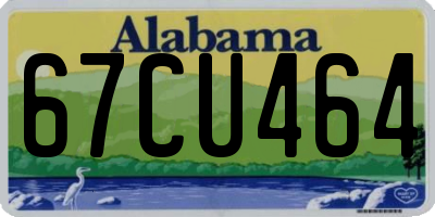 AL license plate 67CU464
