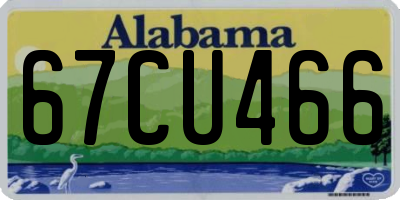 AL license plate 67CU466