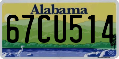 AL license plate 67CU514