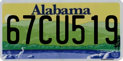 AL license plate 67CU519