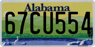 AL license plate 67CU554