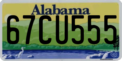 AL license plate 67CU555