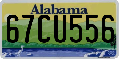 AL license plate 67CU556
