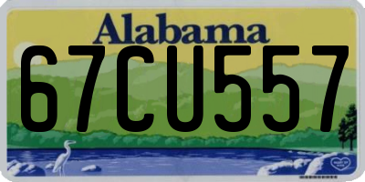 AL license plate 67CU557