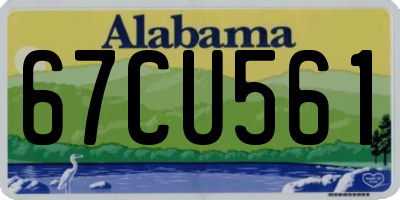 AL license plate 67CU561