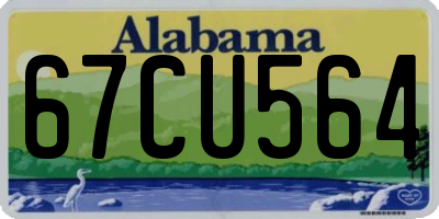 AL license plate 67CU564