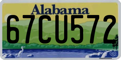 AL license plate 67CU572