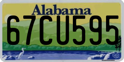 AL license plate 67CU595