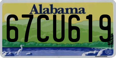 AL license plate 67CU619