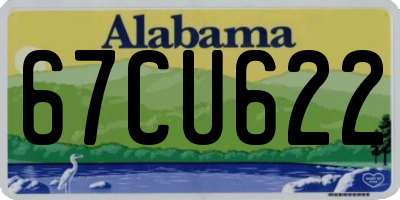 AL license plate 67CU622