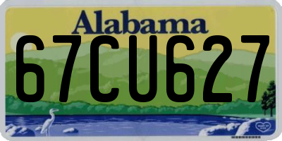 AL license plate 67CU627