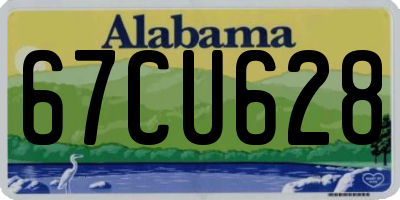 AL license plate 67CU628