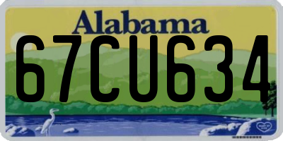 AL license plate 67CU634