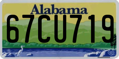 AL license plate 67CU719