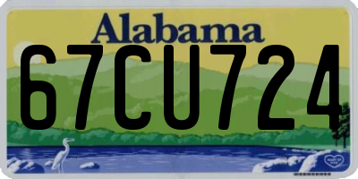 AL license plate 67CU724