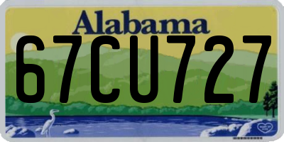 AL license plate 67CU727