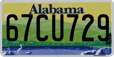 AL license plate 67CU729