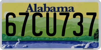 AL license plate 67CU737