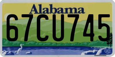 AL license plate 67CU745