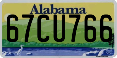 AL license plate 67CU766
