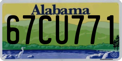 AL license plate 67CU771
