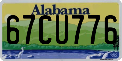 AL license plate 67CU776