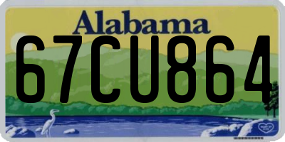AL license plate 67CU864