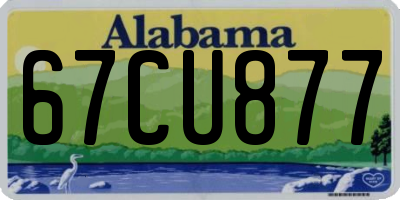 AL license plate 67CU877