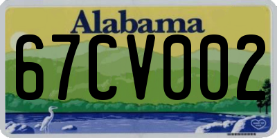 AL license plate 67CV002